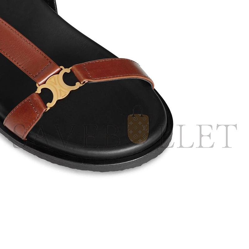 Ce**e maud sandal with triomphe in calfskin 362225042c.04ic